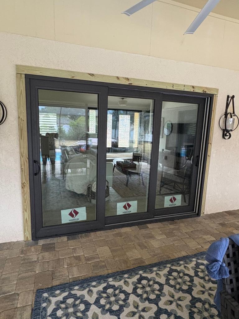 Sliding Glass Door — In Progress